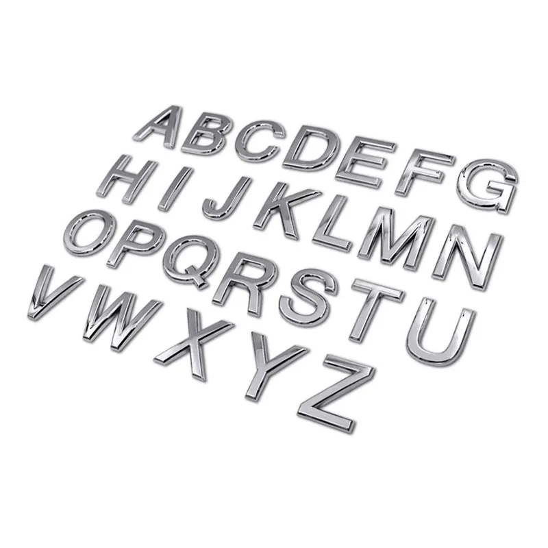 3D ABS Letters Emblem