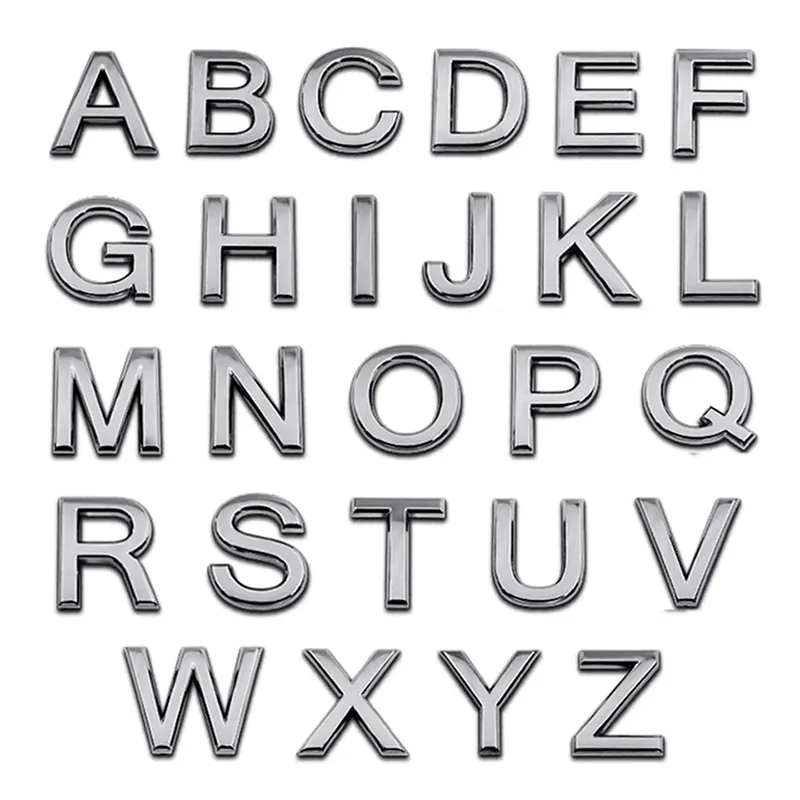 3D ABS Letters Emblem